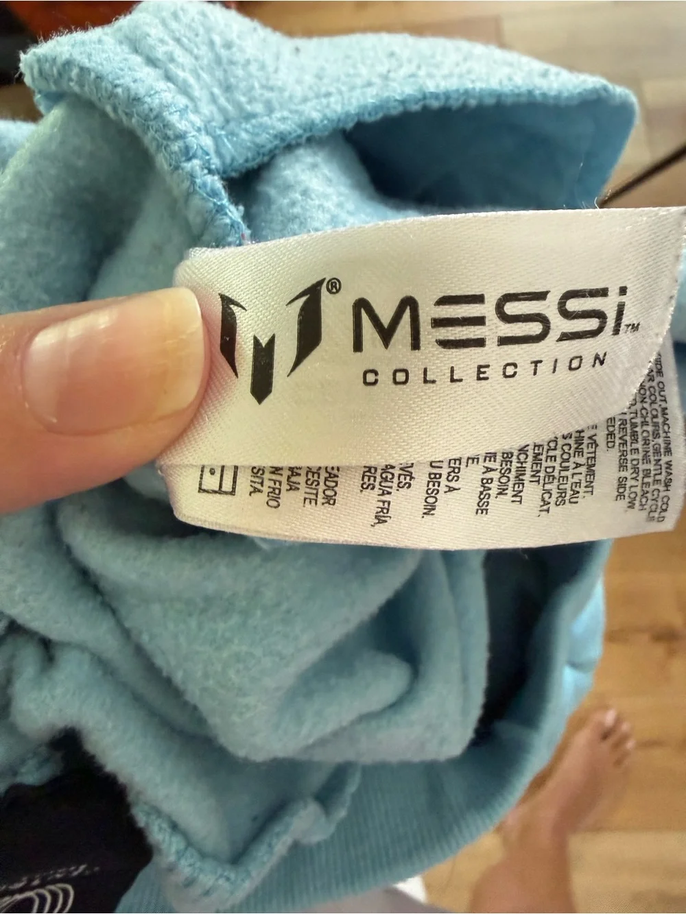 Messi Kids Light Blue Hoodie & Joggers Matching Set